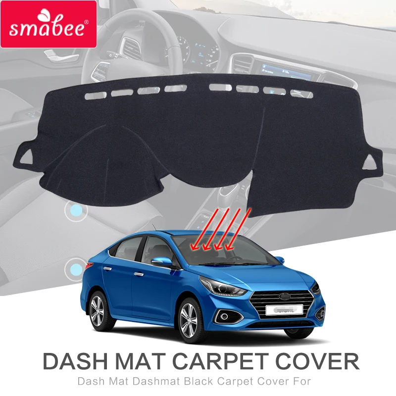 smabee Dash Mat Dashmat Black Carpet Cover For HYUNDAI SOLARIS 2010-2016 Sunscreen insulation
smabee Dash Mat Dashmat Black Carpet Cover For HYUNDAI SOLARIS 2010-2016 Sunscreen insulation