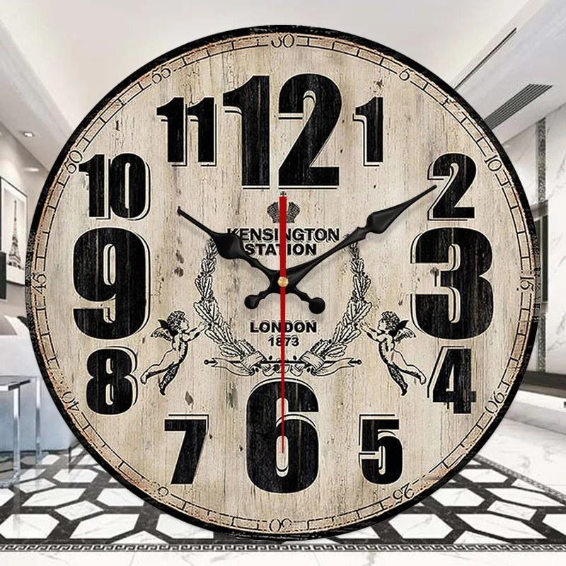 Vintage Wood Wall Clock Silent Quartz Wall Clocks Modern Design 3D Home Watch Kitchen Living Room Home Decor 2019 Best Selling
Vintage Wood Wall Clock Silent Quartz Wall Clocks Modern Design 3D Home Watch Kitchen Living Room Home Decor 2019 Best Selling
