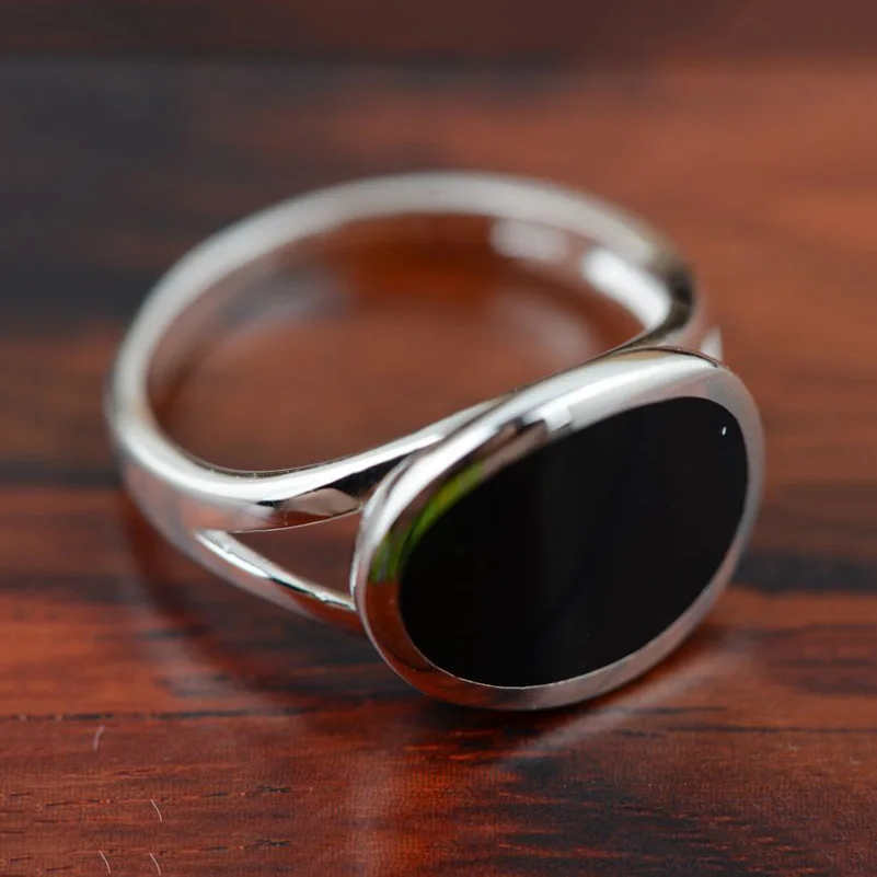 FNJ 925 Silver Oval Ring for Women Jewelry Natural Black Chalcedony Stone New Fashion Pure S925 Sterling Silver Ring size 5-8.5
FNJ 925 Silver Oval Ring for Women Jewelry Natural Black Chalcedony Stone New Fashion Pure S925 Sterling Silver Ring size 5-8.5