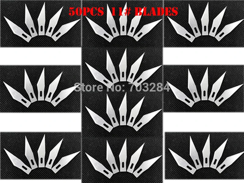 Free Shipping! 50/pcs 11# surgical knives blades (For 11 # scalpel Use a to replace) Carving Blade
Free Shipping! 50/pcs 11# surgical knives blades (For 11 # scalpel Use a to replace) Carving Blade