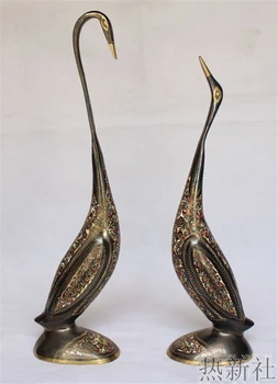 Pakistan bronze 16 inch color Swan animal handmade art furnishings imported copper copper Swan
Pakistan bronze 16 inch color Swan animal handmade art furnishings imported copper copper Swan
