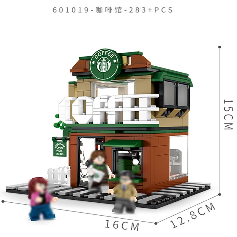 SEMBO 601019 Mini Street View Coffee Shop architecture Compatible with Shop City Series Building Block DIY Toys Gifts
SEMBO 601019 Mini Street View Coffee Shop architecture Compatible with Shop City Series Building Block DIY Toys Gifts