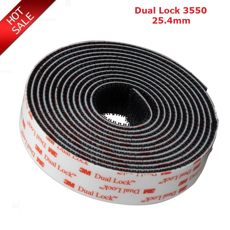 Dual Lock SJ3550 (25.4mm width) Black VHB adhesive tape Reclosable Mushroom Fastener Tape, Type 250 Magic Tape
Dual Lock SJ3550 (25.4mm width) Black VHB adhesive tape Reclosable Mushroom Fastener Tape, Type 250 Magic Tape