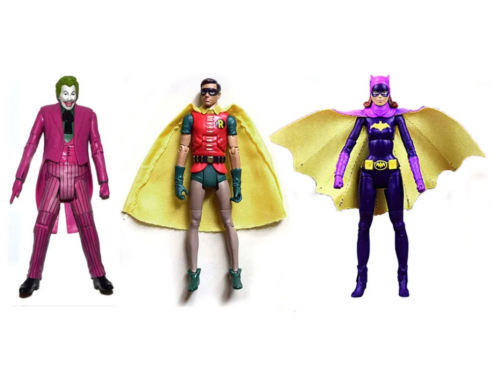 DC Universe Batman 1966 Tv Series Robin Joker Batgirl 6/" Loose Action Figure