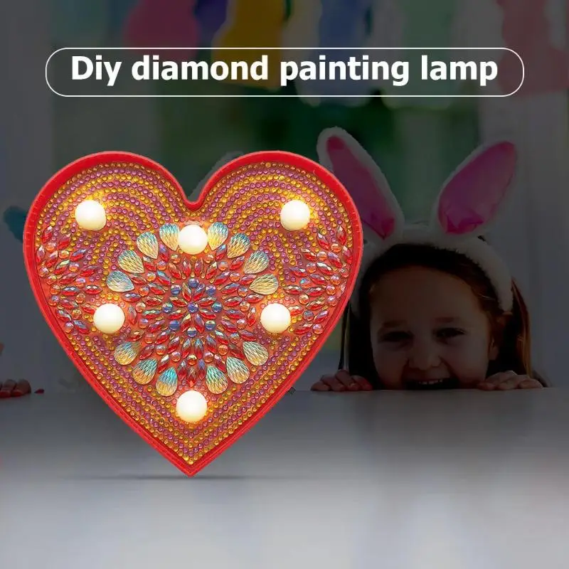 DIY LED Diamond Painting Lamp Mandara Embroidery Full Special Shaped Drill Light Diamond Painting Cross Stitch Led Night Light
DIY LED Diamond Painting Lamp Mandara Embroidery Full Special Shaped Drill Light Diamond Painting Cross Stitch Led Night Light
