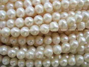 Wholesale Natural 5 strands white 6-7mm round pearl freshwater pearl loose>>> women jewerly Free shipping
Wholesale Natural 5 strands white 6-7mm round pearl freshwater pearl loose>>> women jewerly Free shipping