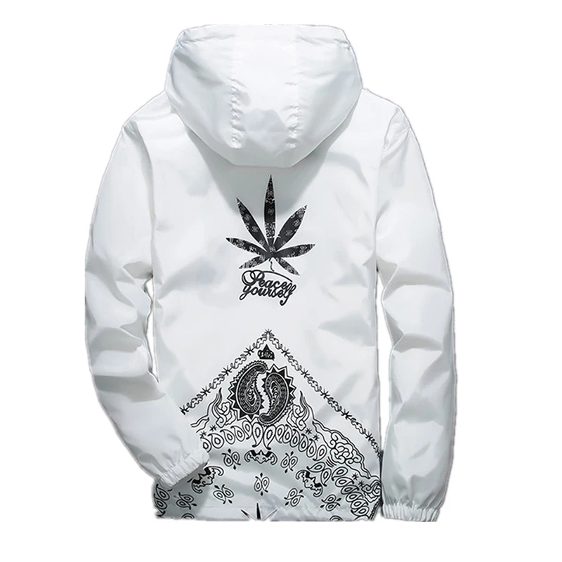 Drop Shipping Casual Hooded White Black Cannabi-s Printing Outerwear Basic Jacket Men Free Shipping
Drop Shipping Casual Hooded White Black Cannabi-s Printing Outerwear Basic Jacket Men Free Shipping