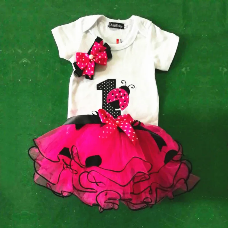 ladybug 1st birthday outfit