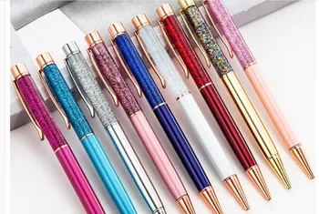 Gold powder oil into tube ballpoint pen roller Ball Pen student writing sign pen office stationery pen korea kawaii pen 50pc/lot
Gold powder oil into tube ballpoint pen roller Ball Pen student writing sign pen office stationery pen korea kawaii pen 50pc/lot