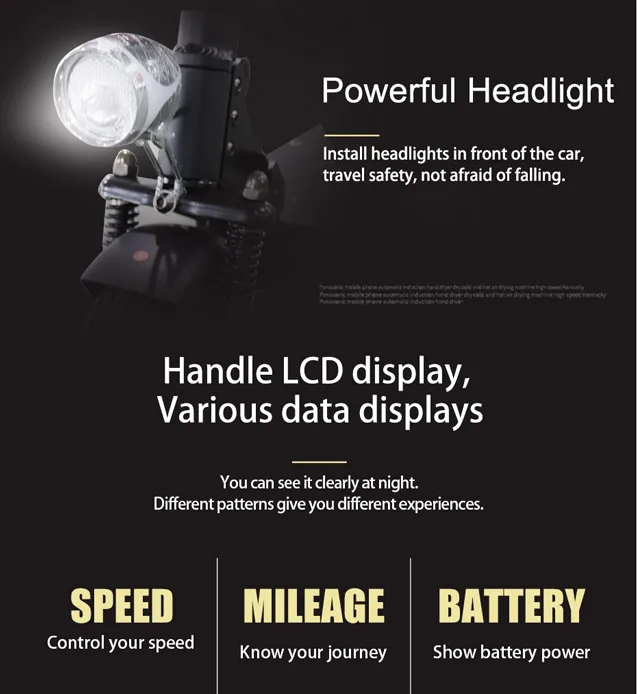 Flash Deal 36V  350W 500W Electric Scooter with seat Electric Bike 10inch long distance Lithium Battery Adult Foldable Hoverboard e scooter 2