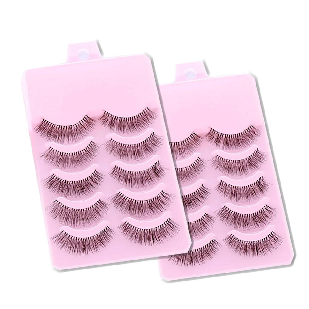 5 Pairs Natural Sparse Cross Eye Lashes Extension Makeup Long False Eyelashes Tools
5 Pairs Natural Sparse Cross Eye Lashes Extension Makeup Long False Eyelashes Tools