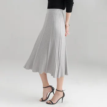 2018 autumn new solid color elegant fashion knit skirt ladies wild slim elastic waist stretch skirt
2018 autumn new solid color elegant fashion knit skirt ladies wild slim elastic waist stretch skirt