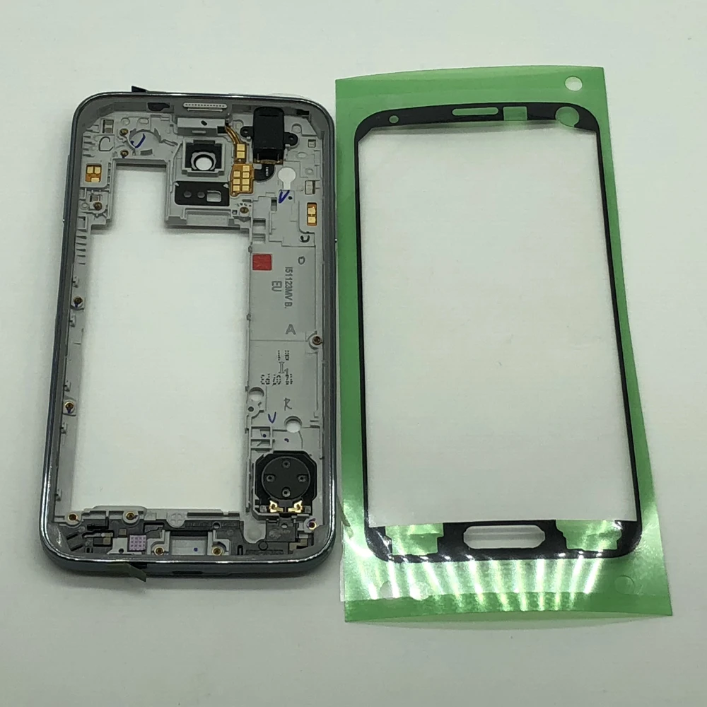 

Original Middle Frame Bezel Chassis Housing for Samsung Galaxy S5 Neo G903 G903F middle frame with sticker