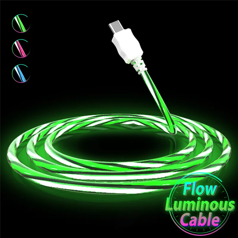 LED Luminous Charging Cable For Huawei Honor 8X 8C Xiaomi Mi 9 Max 3 HTC Micro USB Type C Mobile Phone Charger Flowing Cord
LED Luminous Charging Cable For Huawei Honor 8X 8C Xiaomi Mi 9 Max 3 HTC Micro USB Type C Mobile Phone Charger Flowing Cord