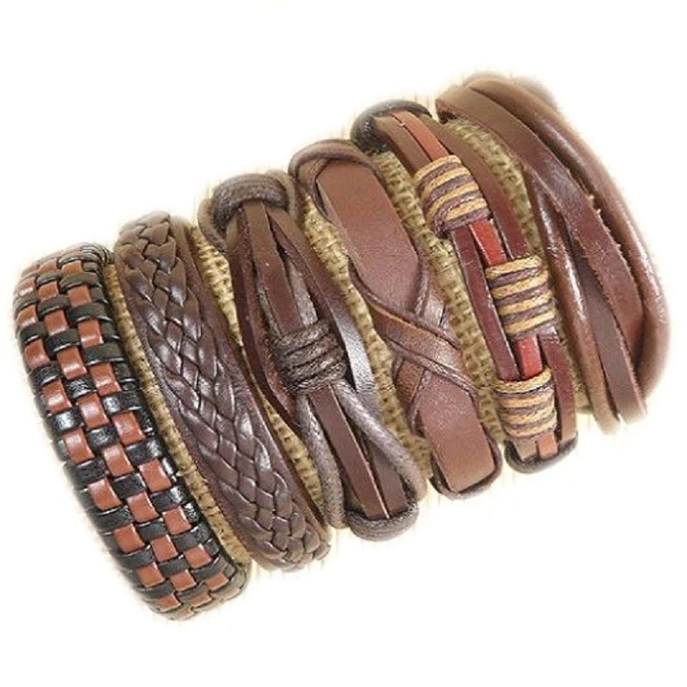 Free shipping Jewelry 2013 Fashion Wholesale (6pcs/lot) ethnic tribal genuine adjustable brown leather bracelet for men -S117
Free shipping Jewelry 2013 Fashion Wholesale (6pcs/lot) ethnic tribal genuine adjustable brown leather bracelet for men -S117