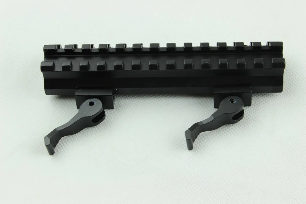 Funpowerland Tactical Double Rail 13 Slot Quick Release Angle Mount Base with Integral QD Lever Lock System Free Shipping
Funpowerland Tactical Double Rail 13 Slot Quick Release Angle Mount Base with Integral QD Lever Lock System Free Shipping