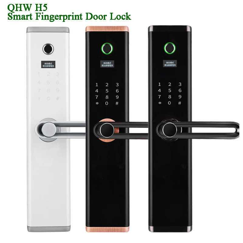 Smart Biometric Fingerprint Lock Electric door lock mechanical Key Code RFID card Mobile APP digital lock Home/Castle Gate open
Smart Biometric Fingerprint Lock Electric door lock mechanical Key Code RFID card Mobile APP digital lock Home/Castle Gate open