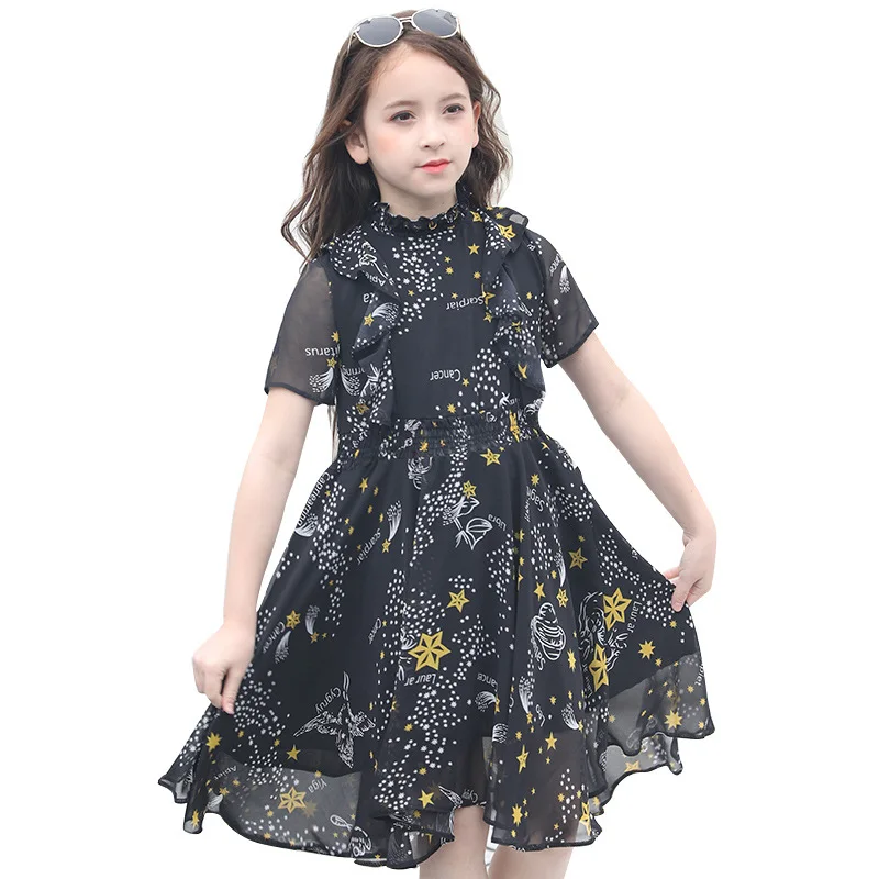 Teenager Girls chiffon dress summer 2019 fashion kids party dress for girls Princess costume Children clothing 5 8 10 12 16Years
Teenager Girls chiffon dress summer 2019 fashion kids party dress for girls Princess costume Children clothing 5 8 10 12 16Years