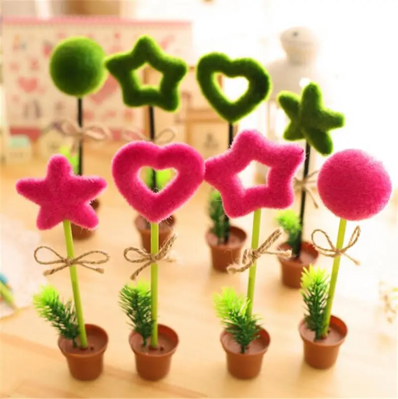 Hot School Supplies Writing Supplies lovely Plant Simulation Ballpoint Pens Bonsai Decoration Pen Funny Kids Gift Bollpoint Pens
Hot School Supplies Writing Supplies lovely Plant Simulation Ballpoint Pens Bonsai Decoration Pen Funny Kids Gift Bollpoint Pens