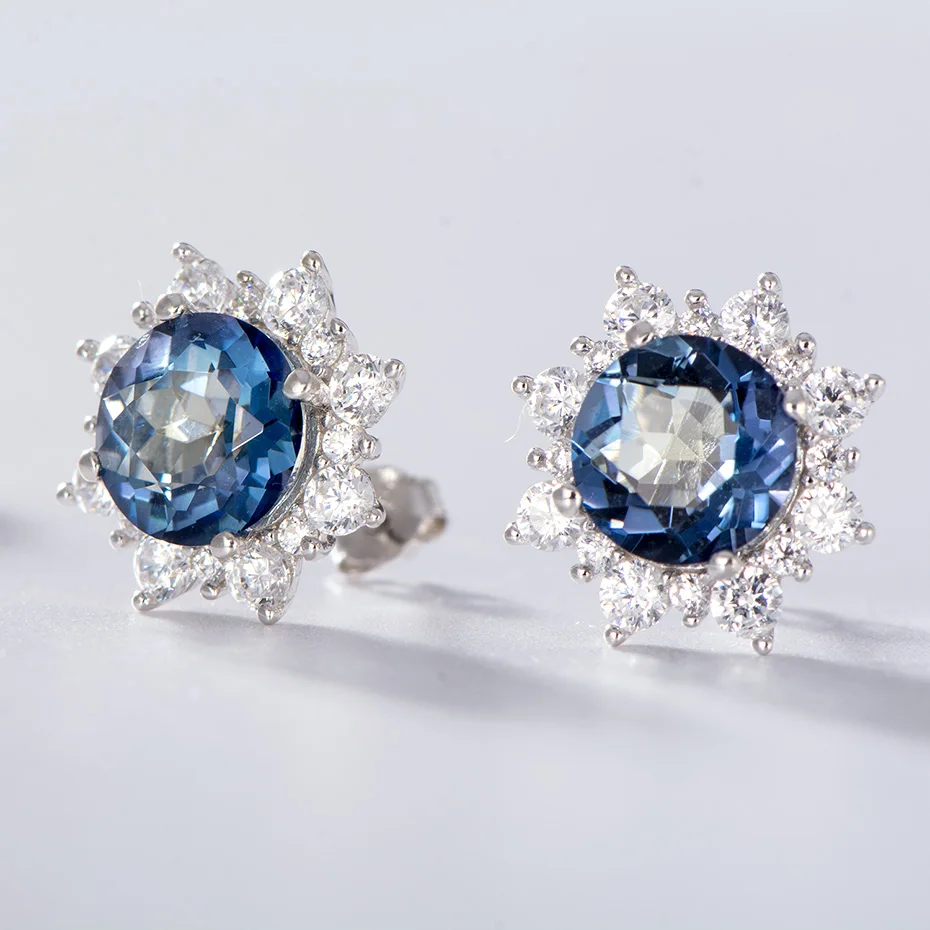 Kuololit Natural Iolite Blue Mystic Quartz Stud Earrings for Women 925 Sterling Silver Gemstone Jewelry Engagement Fine Jewelry
Kuololit Natural Iolite Blue Mystic Quartz Stud Earrings for Women 925 Sterling Silver Gemstone Jewelry Engagement Fine Jewelry