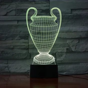 Trophy 3D Light Color changing LED Home Lighting Multi-colored Desk Table Lamp household Desk Accessories Baby Veilleuse Lampara
Trophy 3D Light Color changing LED Home Lighting Multi-colored Desk Table Lamp household Desk Accessories Baby Veilleuse Lampara