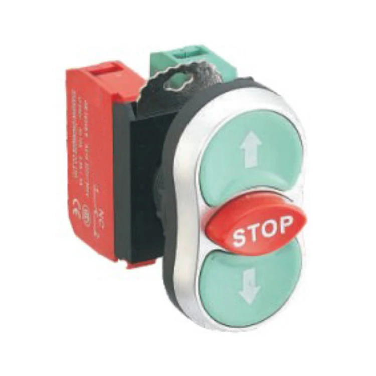 New Type Dual On-Off Button Switch Red Green 1NO 1NC Dual Illuminated Push Button IB22Z-R11F LED Momentary Push Button
New Type Dual On-Off Button Switch Red Green 1NO 1NC Dual Illuminated Push Button IB22Z-R11F LED Momentary Push Button