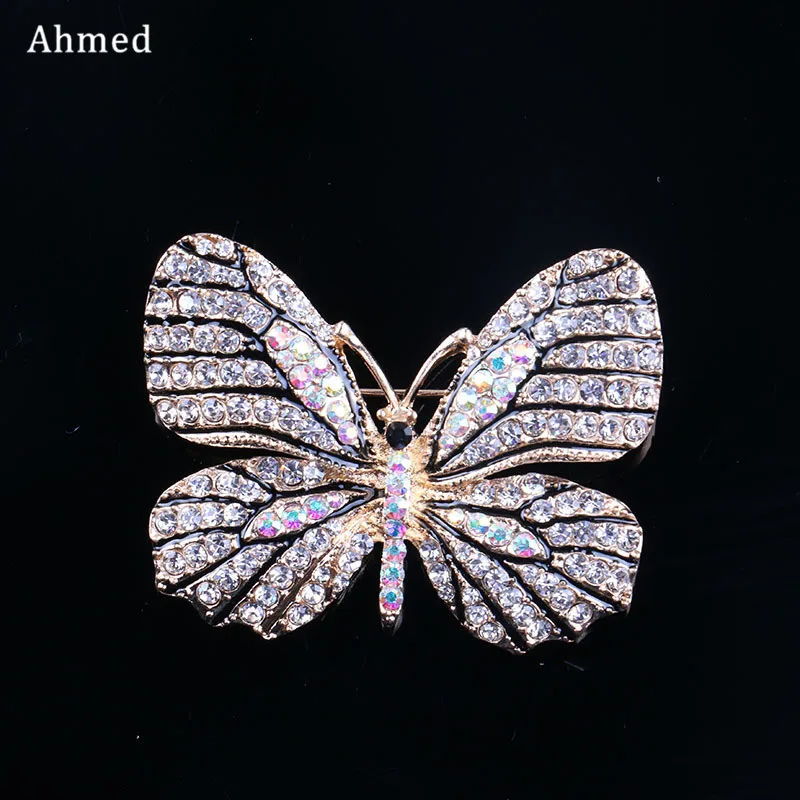 Ahmed Fashion Jewelry Charm Butterfly Brooch For Women New Design Colorful Rhinestone Cute Animal Jacket Accessories Ornaments
Ahmed Fashion Jewelry Charm Butterfly Brooch For Women New Design Colorful Rhinestone Cute Animal Jacket Accessories Ornaments