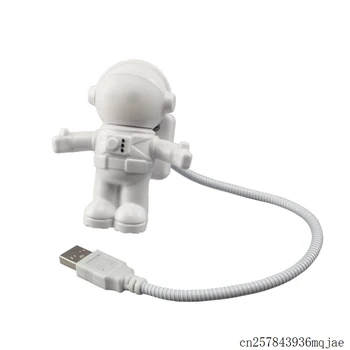 100pcs Mini Reading Lamp Astronaut LED Light Spaceman Night Lights USB Tube for Computer Laptop PC White Portable
100pcs Mini Reading Lamp Astronaut LED Light Spaceman Night Lights USB Tube for Computer Laptop PC White Portable