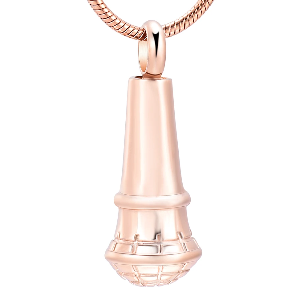 K11727 Unique Microphone Cremation Jewelry for Ashes Pendant Stainless Steel Memorial Keepsake Necklace Holder Urn for Pet/Human
K11727 Unique Microphone Cremation Jewelry for Ashes Pendant Stainless Steel Memorial Keepsake Necklace Holder Urn for Pet/Human
