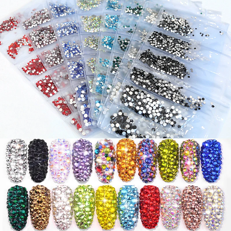 Mixed Size Nail Art Rhinestone SS4-SS12 Glass Non Hot Fix Rhinestones Crystal Strass Nail Art Rhinestones Nail Art DIY B3489
Mixed Size Nail Art Rhinestone SS4-SS12 Glass Non Hot Fix Rhinestones Crystal Strass Nail Art Rhinestones Nail Art DIY B3489