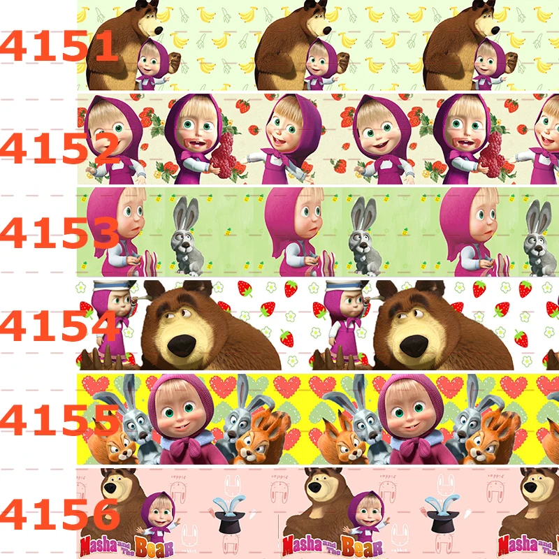 10yards - different sizes Cartoon ribbon - Cartoon bear pattern printed grosgrain ribbon -180716-4151-4156
10yards - different sizes Cartoon ribbon - Cartoon bear pattern printed grosgrain ribbon -180716-4151-4156