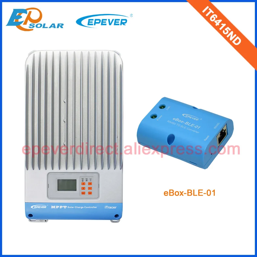 High quality charger Solar home system use controller mppt 60A IT6415ND with the box of BLE funtion connect
High quality charger Solar home system use controller mppt 60A IT6415ND with the box of BLE funtion connect