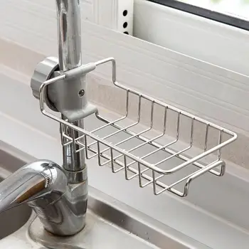 Stainless Steel Faucet Sink Storag Reack Sponge Holder Dish Drain Soap Brush Organizer Kitchen Towel Rack Kitchen Storage
Stainless Steel Faucet Sink Storag Reack Sponge Holder Dish Drain Soap Brush Organizer Kitchen Towel Rack Kitchen Storage