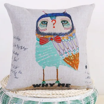 Custom Made Cushion Cover Pillow Case Seat Lumbar Envelop for Sofa Linen Cotton 45 x 45cm 55 x 55cm Owl Bird
Custom Made Cushion Cover Pillow Case Seat Lumbar Envelop for Sofa Linen Cotton 45 x 45cm 55 x 55cm Owl Bird