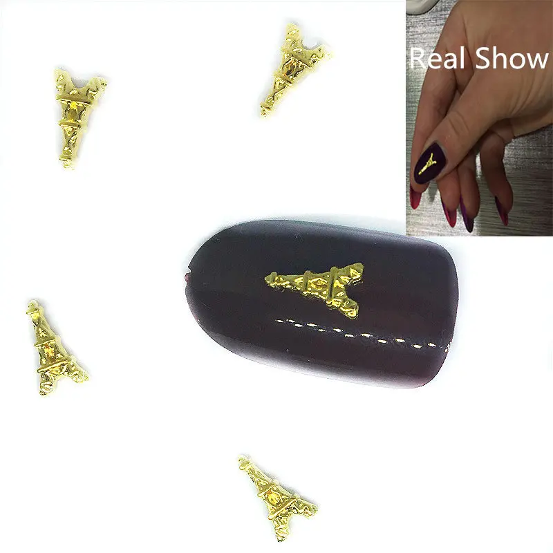French Eiffel Tower Nail Art Decoration 100Pcs/Lot Charms Gold Silver Nail Accessoires Romantic Nails Art Decos for Design New
French Eiffel Tower Nail Art Decoration 100Pcs/Lot Charms Gold Silver Nail Accessoires Romantic Nails Art Decos for Design New