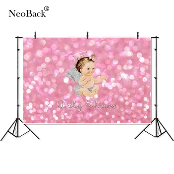 NeoBack 7x5ft Pink Bokeh Photography Backdrops Little Angel NewBorn Baby Birthday Shower Party Photo Backgrounds B4298
NeoBack 7x5ft Pink Bokeh Photography Backdrops Little Angel NewBorn Baby Birthday Shower Party Photo Backgrounds B4298