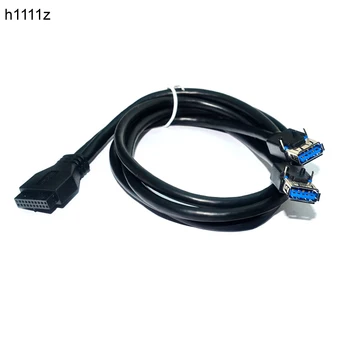 USB 3.0 Cable High Speed 20Pin 2 Port USB3.0 Hub USB 3.0 Front Panel Cable Adapter with Fixed Foot for PC Desktop Computer Black
USB 3.0 Cable High Speed 20Pin 2 Port USB3.0 Hub USB 3.0 Front Panel Cable Adapter with Fixed Foot for PC Desktop Computer Black