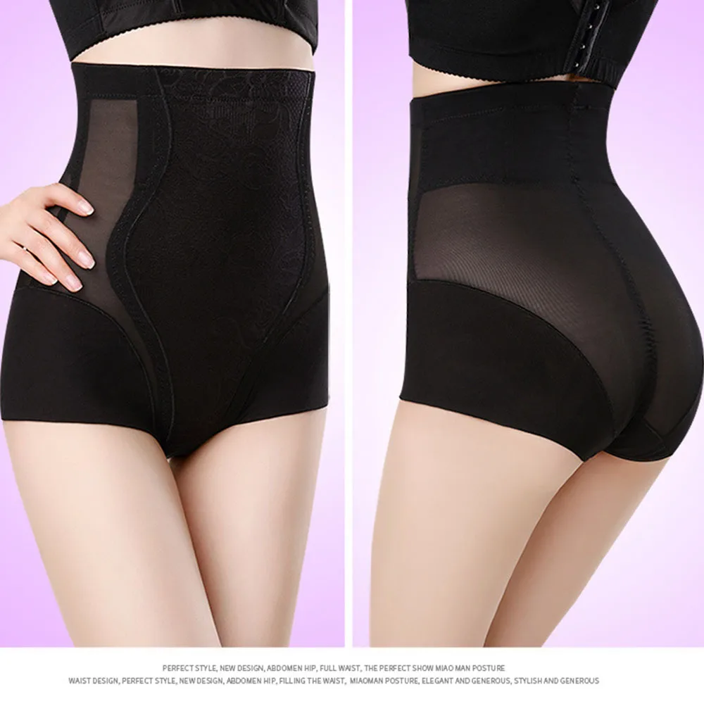 High Waist Lace Abdomen Briefs Sexy Seamless Body Shaping Panties Postpartum Repair Women Underwear 
High Waist Lace Abdomen Briefs Sexy Seamless Body Shaping Panties Postpartum Repair Women Underwear