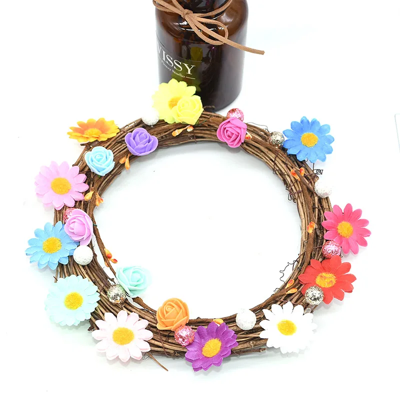 10/15/20cm Dried flowers Rattan Artificial flower Garland Christmas decoration Ring For Wedding DIY Handmade Door Hanging Wreath
10/15/20cm Dried flowers Rattan Artificial flower Garland Christmas decoration Ring For Wedding DIY Handmade Door Hanging Wreath
