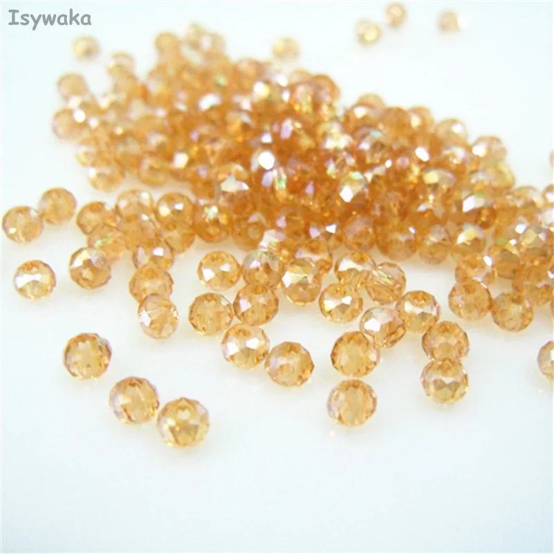 Isywaka Light Coffee Color 1980pcs 2mm Rondelle Austria faceted Crystal Glass Beads Loose Spacer Round Beads for Jewelry Making
Isywaka Light Coffee Color 1980pcs 2mm Rondelle Austria faceted Crystal Glass Beads Loose Spacer Round Beads for Jewelry Making