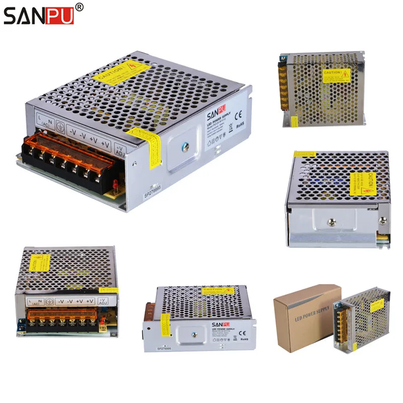 SANPU LED Drivers 12V 220V AC to DC Lighting Transformers 120W 10Amp Switching Power Supplies Full Container Load Wholesale
SANPU LED Drivers 12V 220V AC to DC Lighting Transformers 120W 10Amp Switching Power Supplies Full Container Load Wholesale