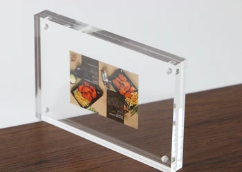 14.8*21CM A5 magnetic acrylic block price tag business name card display stand poster photo frame desk sign label holder Magnet
14.8*21CM A5 magnetic acrylic block price tag business name card display stand poster photo frame desk sign label holder Magnet
