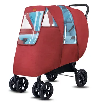 Twin Baby Stroller Accessories Universal Waterproof Rain Cover Wind Dust Shield Zipper Open For Baby Strollers Pushchairs
Twin Baby Stroller Accessories Universal Waterproof Rain Cover Wind Dust Shield Zipper Open For Baby Strollers Pushchairs