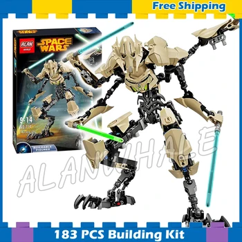 183PCS New Space Wars 714 General Grevious Model Building Blocks Toy Set Kids Bricks Kits Compatible With Lago
183PCS New Space Wars 714 General Grevious Model Building Blocks Toy Set Kids Bricks Kits Compatible With Lago