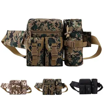 Men Camouflage Outdoor Tactic Cycling Climbing Fanny Pack Water Bottle Waist Bag
Men Camouflage Outdoor Tactic Cycling Climbing Fanny Pack Water Bottle Waist Bag