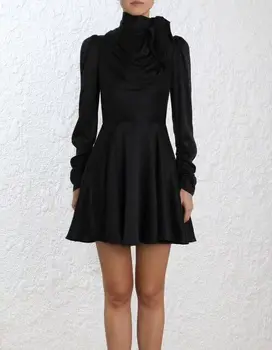 Halinfer 2018 New summer women dress sexy bodycon Turtleneck Satin dress elegant celebrity party A-Line Mini dress
Halinfer 2018 New summer women dress sexy bodycon Turtleneck Satin dress elegant celebrity party A-Line Mini dress