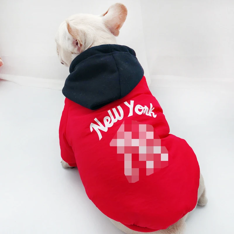 Designer Fashion Letter Print Winter Thick Warm Small Dog Clothes Chihuahua French Bulldog Coat Hoodie Clothing Pet Jacket XQ130
Designer Fashion Letter Print Winter Thick Warm Small Dog Clothes Chihuahua French Bulldog Coat Hoodie Clothing Pet Jacket XQ130