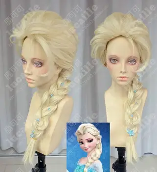 WIG Disney Princess Frozen Snow Queen Elsa Weaving Braid Light Blonde Cosplay Wig Free Shipping
WIG Disney Princess Frozen Snow Queen Elsa Weaving Braid Light Blonde Cosplay Wig Free Shipping