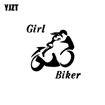 YJZT 10.3*10.3CM Sexy Powerful Girl Biker Popular Design Black/Silver Zero Defect Skillful Vinyl Car Sticker Decal C20-0680
YJZT 10.3*10.3CM Sexy Powerful Girl Biker Popular Design Black/Silver Zero Defect Skillful Vinyl Car Sticker Decal C20-0680