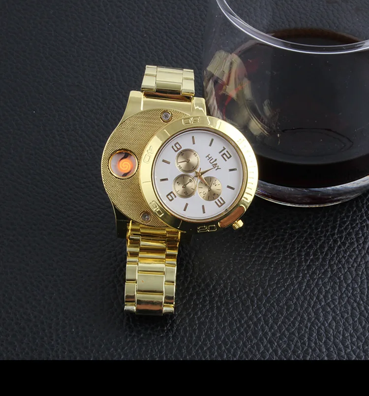 2019 Windproof Flameless Cigarette Lighter relogio masculino Men's Casual Quartz Wrist watches erkek kol saati reloj hombre
2019 Windproof Flameless Cigarette Lighter relogio masculino Men's Casual Quartz Wrist watches erkek kol saati reloj hombre